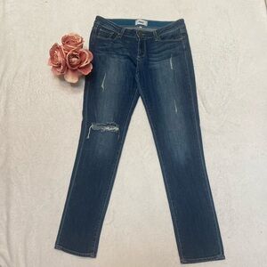 PAIGE JIMMY JIMMY SKINNY Size 29 Distressed Blue Jeans